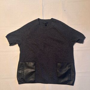 J. Crew Charcoal Knit Top